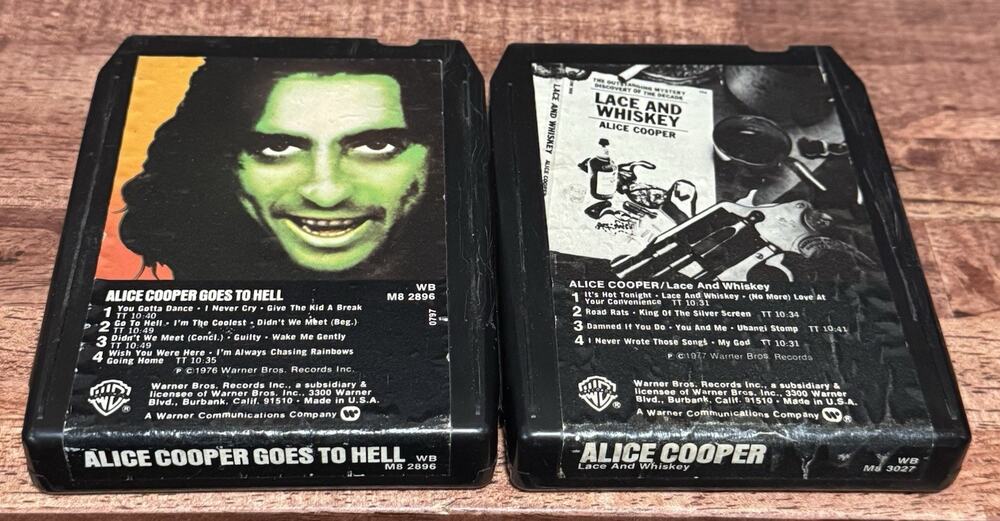 Alice Cooper 8-Track Lace & Whiskey; Alice Cooper Goes To Hell